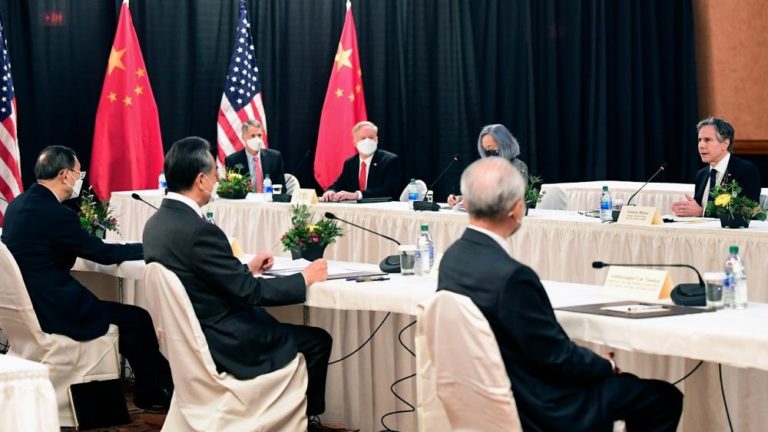 US and China clash amid blunt exchanges in first face-to-face meeting under President Biden