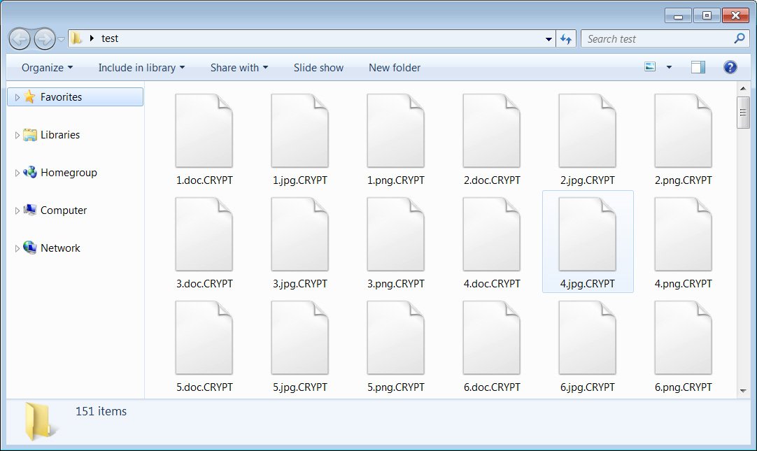 DearCry encrypted files