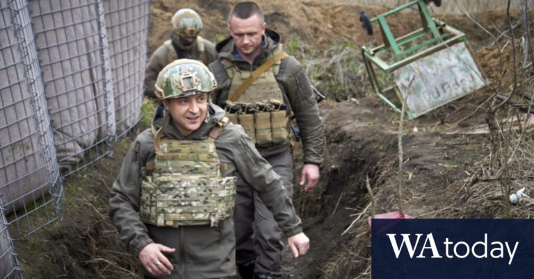 Russian military buildup on Ukrainian border emboldens Vladimir Putin, worries Joe Biden