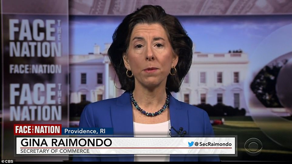 Commerce Secretary Gina Raimondo said on Sunday that ransomware attacks are 'what businesses now have to worry about' and that she will work 'very vigorously' with the Department of Homeland Security to address the problem, calling it a top priority for the administration