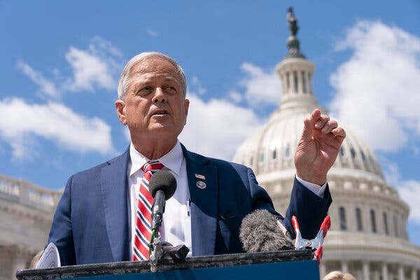 Representative Ralph Norman of South Carolina used his turn to question whether rioters involved in the Capitol attack had actually been Trump supporters.