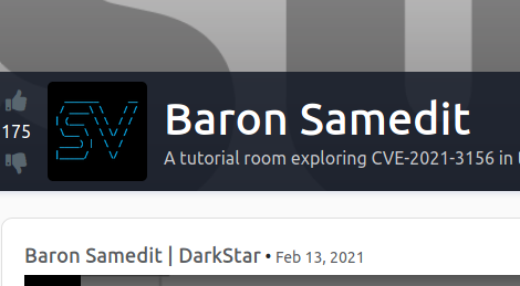 Baron Samedit Tryhackme Writeup. This is a Writeup of Tryhackme room… | by Shamsher khan | Apr, 2021