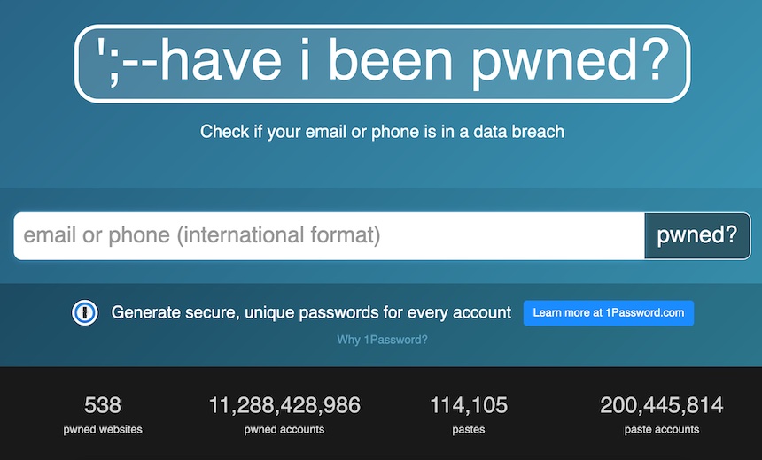 FBI to Share Compromised Passwords With Have I Been Pwned