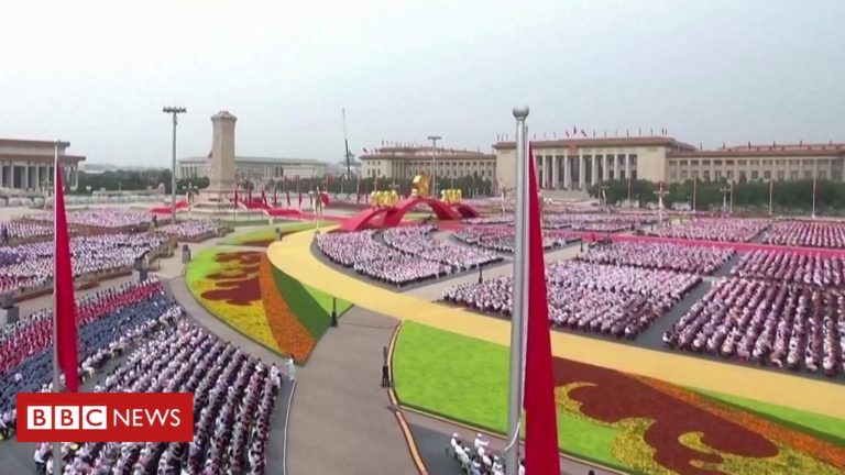 China’s ruling Communist Party celebrates 100 years