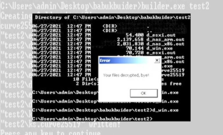 Babuk Ransomware Mystery Challenge: Who Leaked Builder?
