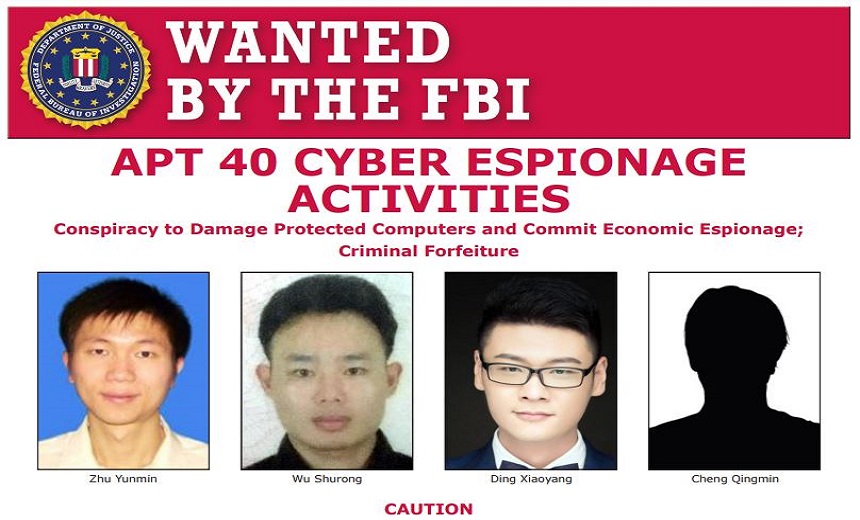 US Indicts 4 Chinese Nationals for Lengthy Hacking Campaign