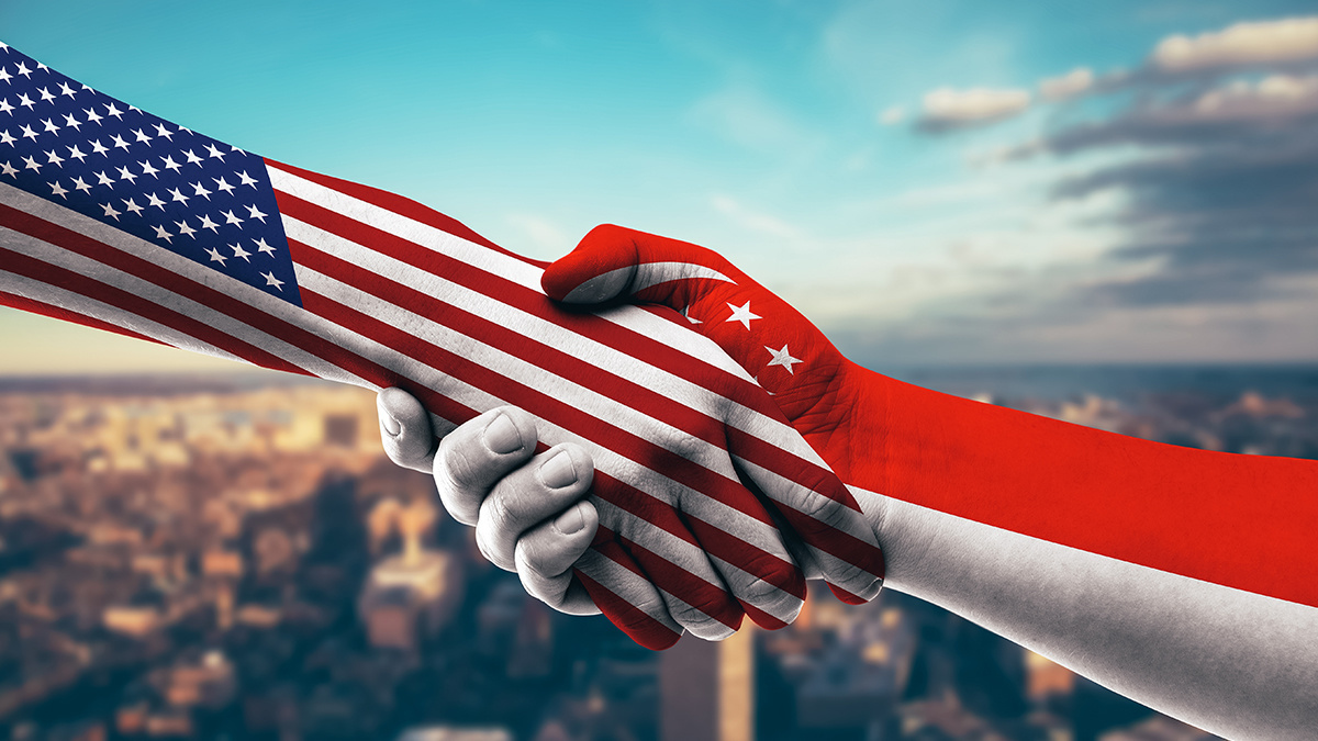 The US and Singapore have signed an agreement to enhance cooperation and knowledge sharing about cyber threats targeting financial agencies