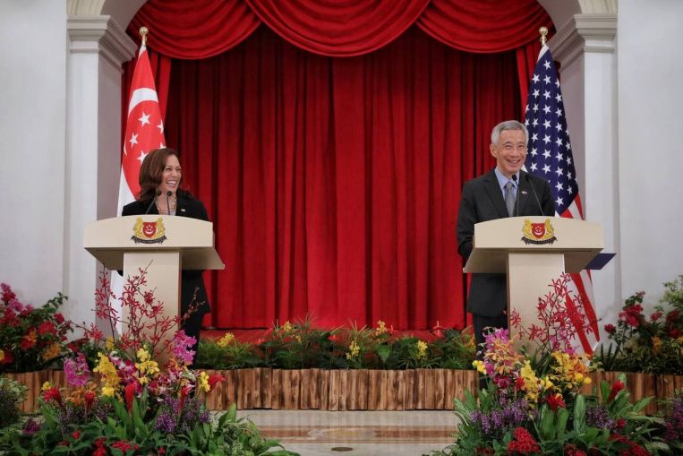 PM Lee Hsien Loong, US Vice-President Kamala Harris hail robust, enduring S’pore-US partnership, Politics News & Top Stories