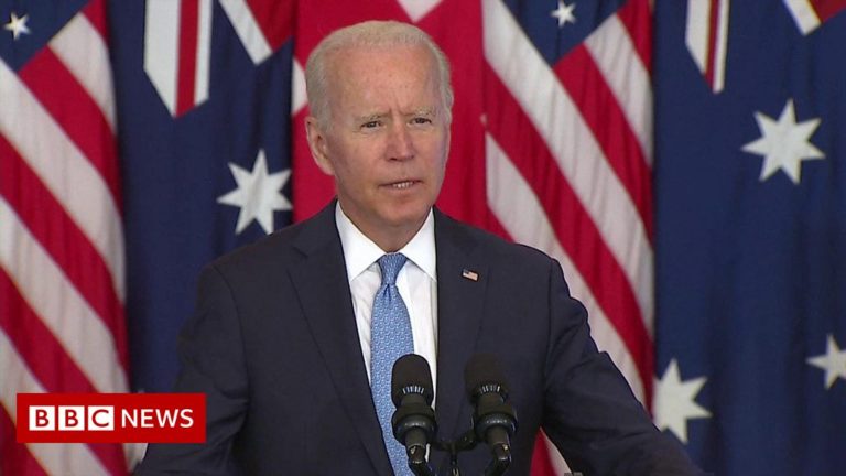 Aukus alliance will meet threats of today and tomorrow, says Biden