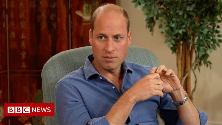 Prince William speaks to BBC Newscast ahead of Earthshot prize