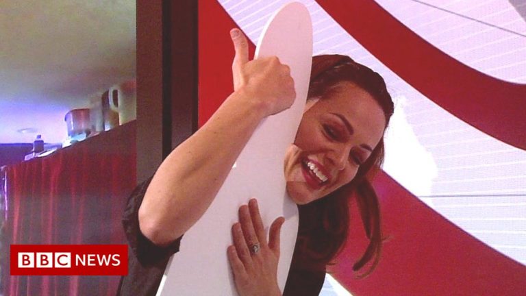 BBC presenter's 'perfect hug' goes wrong